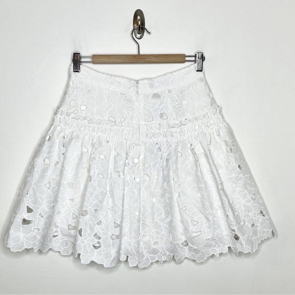 Cara Cara  - Alessandra skirt eyelet white - NWT - size 2 - Picture 7 of 9